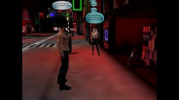 Milf whore in spandex strutting on streets