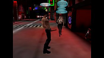 Milf whore in spandex strutting on streets