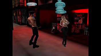 Milf whore in spandex strutting on streets