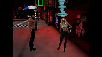 Milf whore in spandex strutting on streets