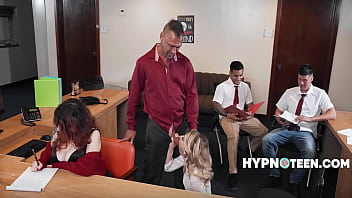 Horny office freeuse with dilf boss Horny office freeuse with dilf boss