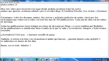 ¡¡página con más de 1000 animes para descargar por mega descargar anim