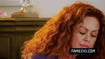 Step nana and step mom teach stepdaughter how to fuck like a pro