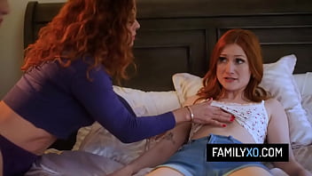 Step nana and step mom teach stepdaughter how to fuck like a pro