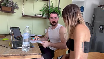 Behind the scenes with lovely latina jazmine withe and andres acosta