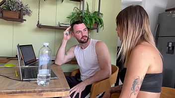 Behind the scenes with lovely latina jazmine withe and andres acosta