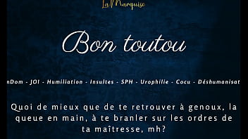 Bon toutou french audio porn joi femdom