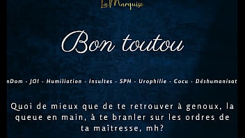 Bon toutou french audio porn joi femdom