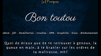 Bon toutou french audio porn joi femdom