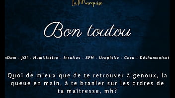 Bon toutou french audio porn joi femdom