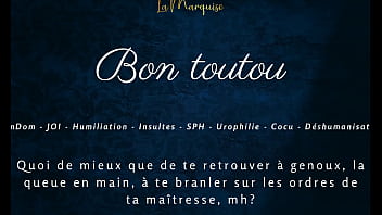 Bon toutou french audio porn joi femdom