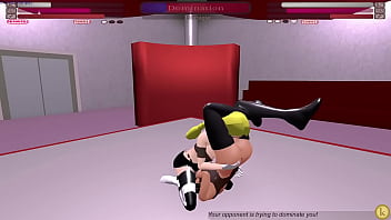 Helena vs gawthicc kinky fight club sexfight lesbian strap on