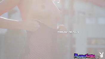 Petite latin artist posing naked for playboy outdoor