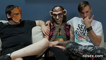 Unusual teen was taken in asshole asylum for uninhibited treatment