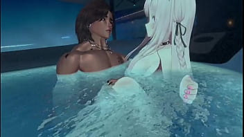 Relaxing with friends