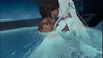 Relaxing with friends