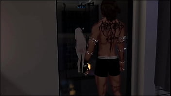 Relaxing with friends