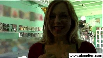 Amateur girl play with sex toys in front of camera vid 04