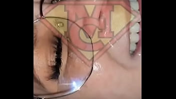 I told quinnmarie xo i was gonna cum all over her glasses oops i only got a little on there but damn that girl is silly