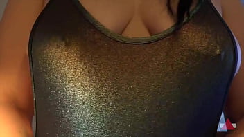 Hot brunette loves things and you