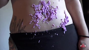 Hot brunette loves things and you