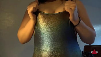 Hot brunette loves things and you