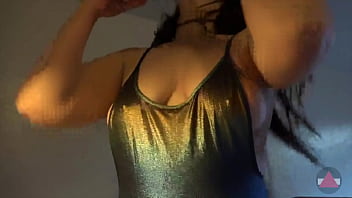 Hot brunette loves things and you