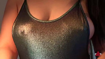 Hot brunette loves things and you