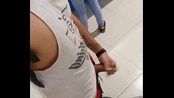 Big Dick Latino Risky Jerking Off In The Mall's Public Bathroom Got Caught And Touched Multiple Times thumbnail