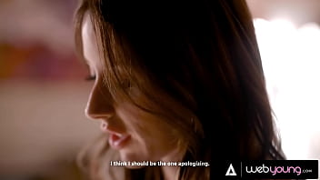 Sexy brunettes have passionate fuck