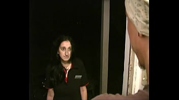 Samara mae pizza girl stripped & spanked w wooden spoon