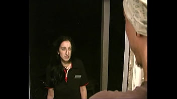 Samara mae pizza girl stripped & spanked w wooden spoon