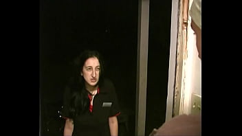 Samara mae pizza girl stripped & spanked w wooden spoon