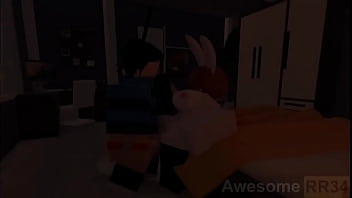 Bunny girl gets banged hard on bed