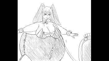 Big puffy bunny girl