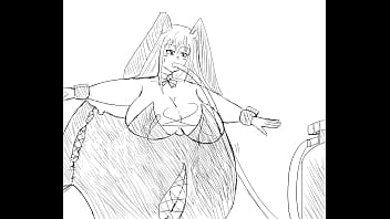 Big puffy bunny girl