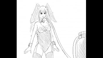 Big puffy bunny girl