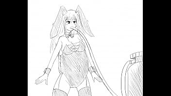 Big puffy bunny girl