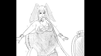 Big puffy bunny girl