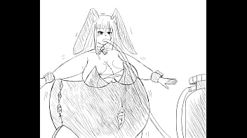 Big puffy bunny girl