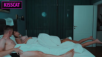 S6e2 pt2 step sister zlata shine come to share bed for 3some fuck with step brother and kisscat