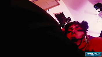 Wild babe tenshii tushii demolished after cock sucking