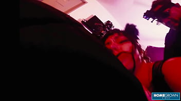 Wild babe tenshii tushii demolished after cock sucking