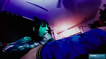 Wild babe tenshii tushii demolished after cock sucking