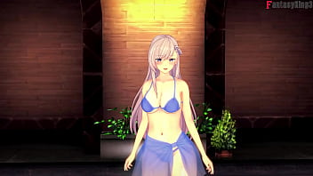 Belfast bikini pov sex on public pool free pov azur lane full & pov on sheer & fantasyking3