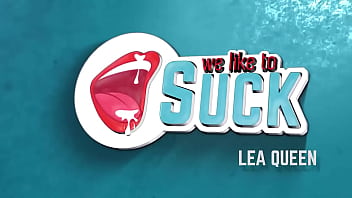 Slut gets deep throated by fat cock