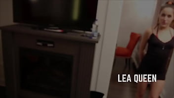 Slut gets deep throated by fat cock