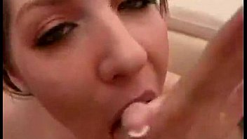 Teen handjob & swallow