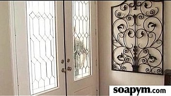 Masseuse shows her amazing body in a hot soapy massage 13