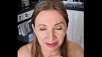 Busty stepmother helps stepson learn about sex